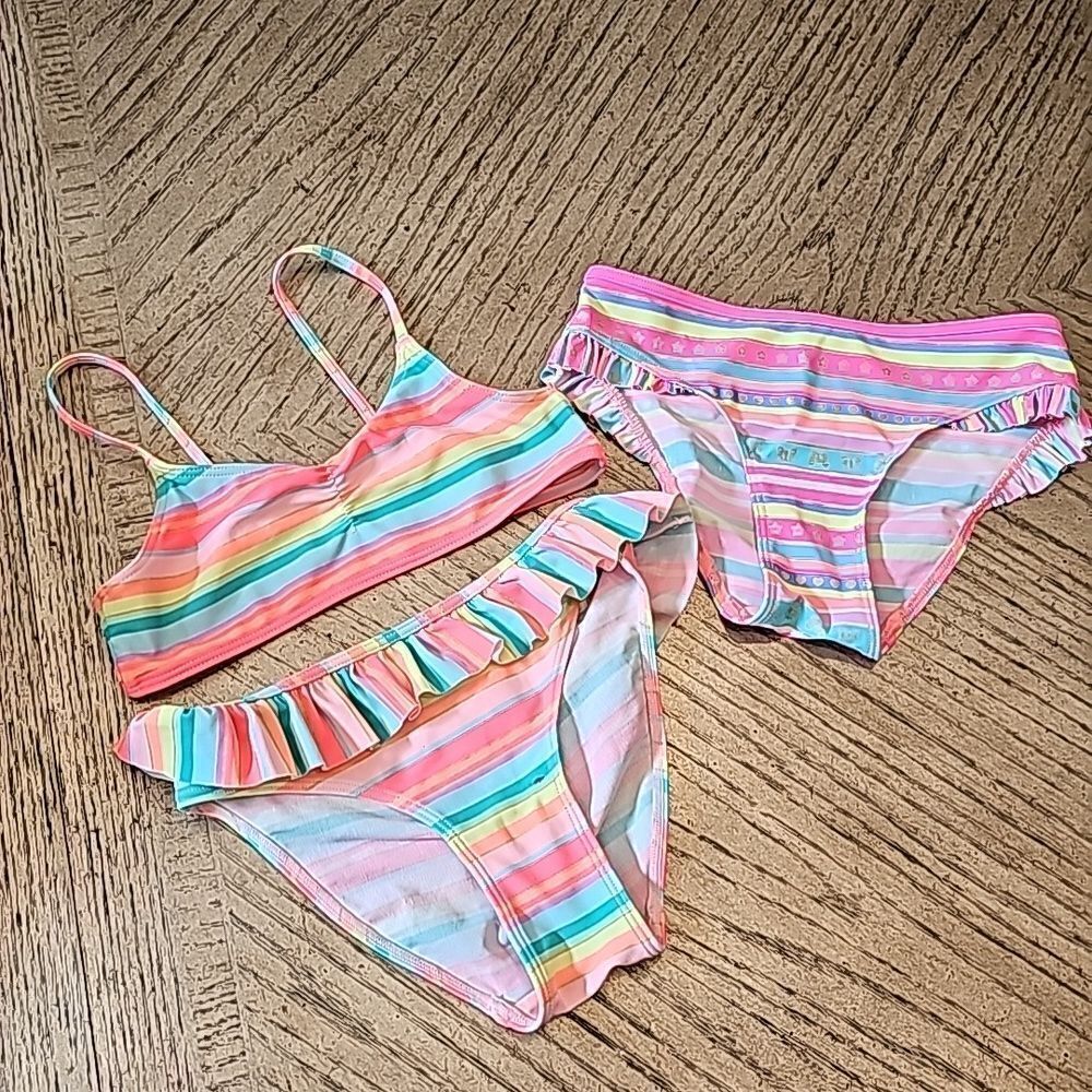 H&M girls bikini set size 6-8Y